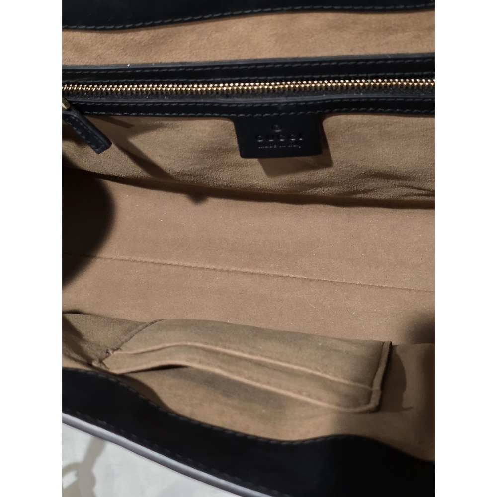 GUCCI GG Supreme Monogram Medium Padlock Tote Green Bag Authentic with Packaging - Picture 13 of 16